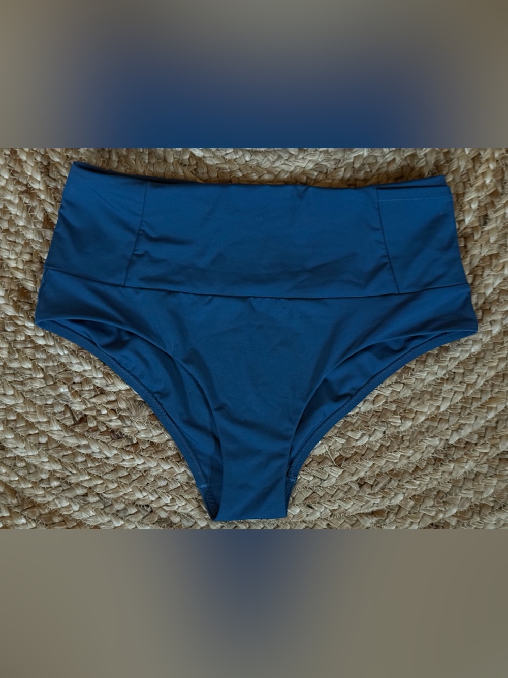 2 Piece Set Athleta Plunge Bikini Top + Ultra High Rise Pocket Bottom Lapis - Picture 12 of 16
